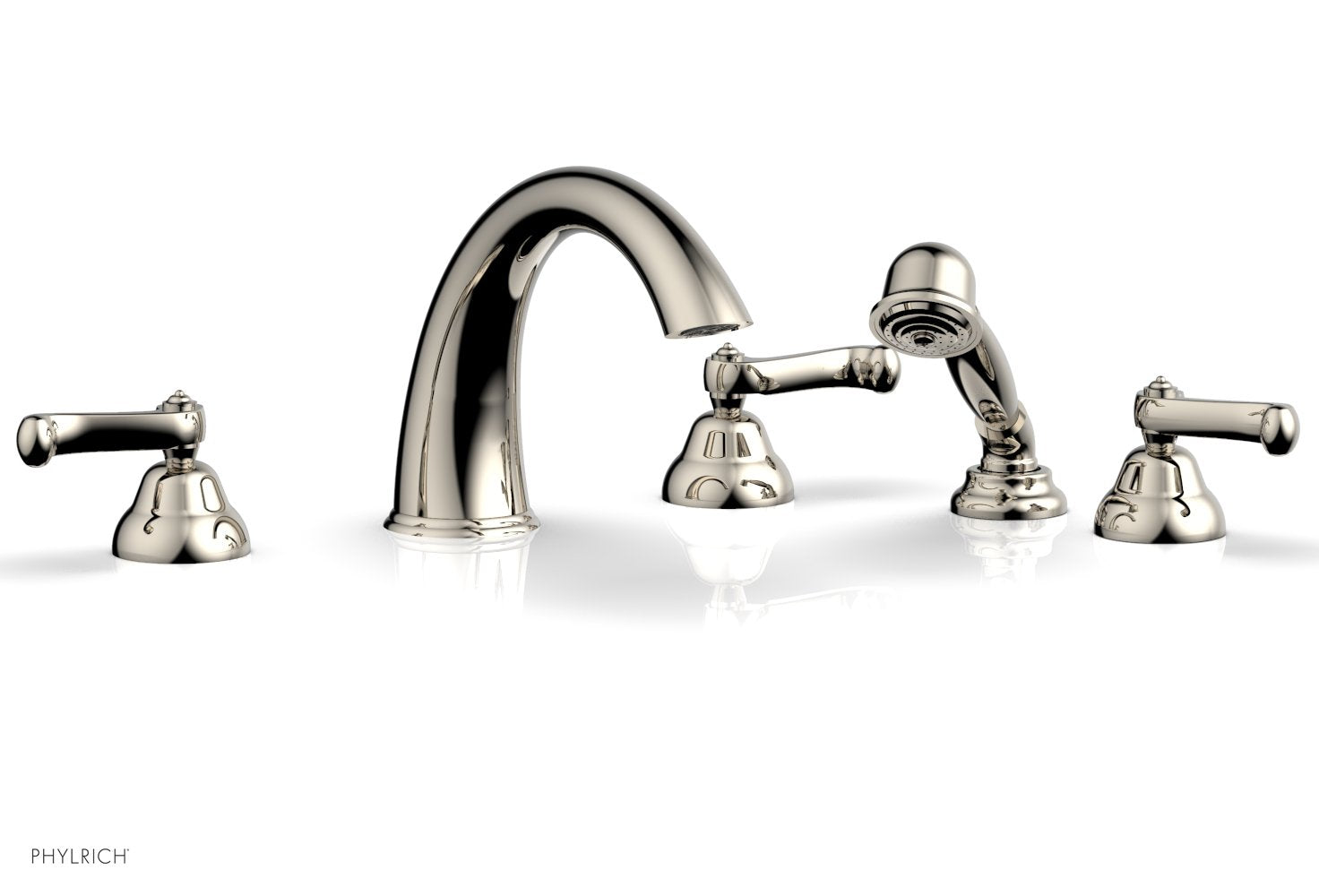 Phylrich REVERE & SAVANNAH Deck Tub Set with Hand Shower by Phylrich