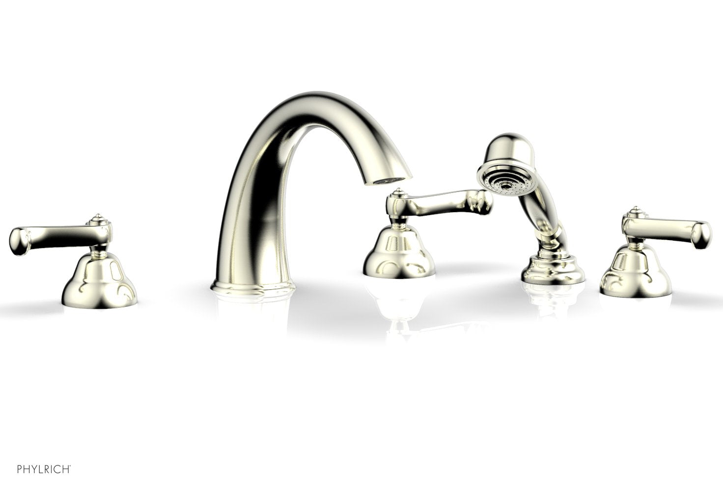 Phylrich REVERE & SAVANNAH Deck Tub Set with Hand Shower