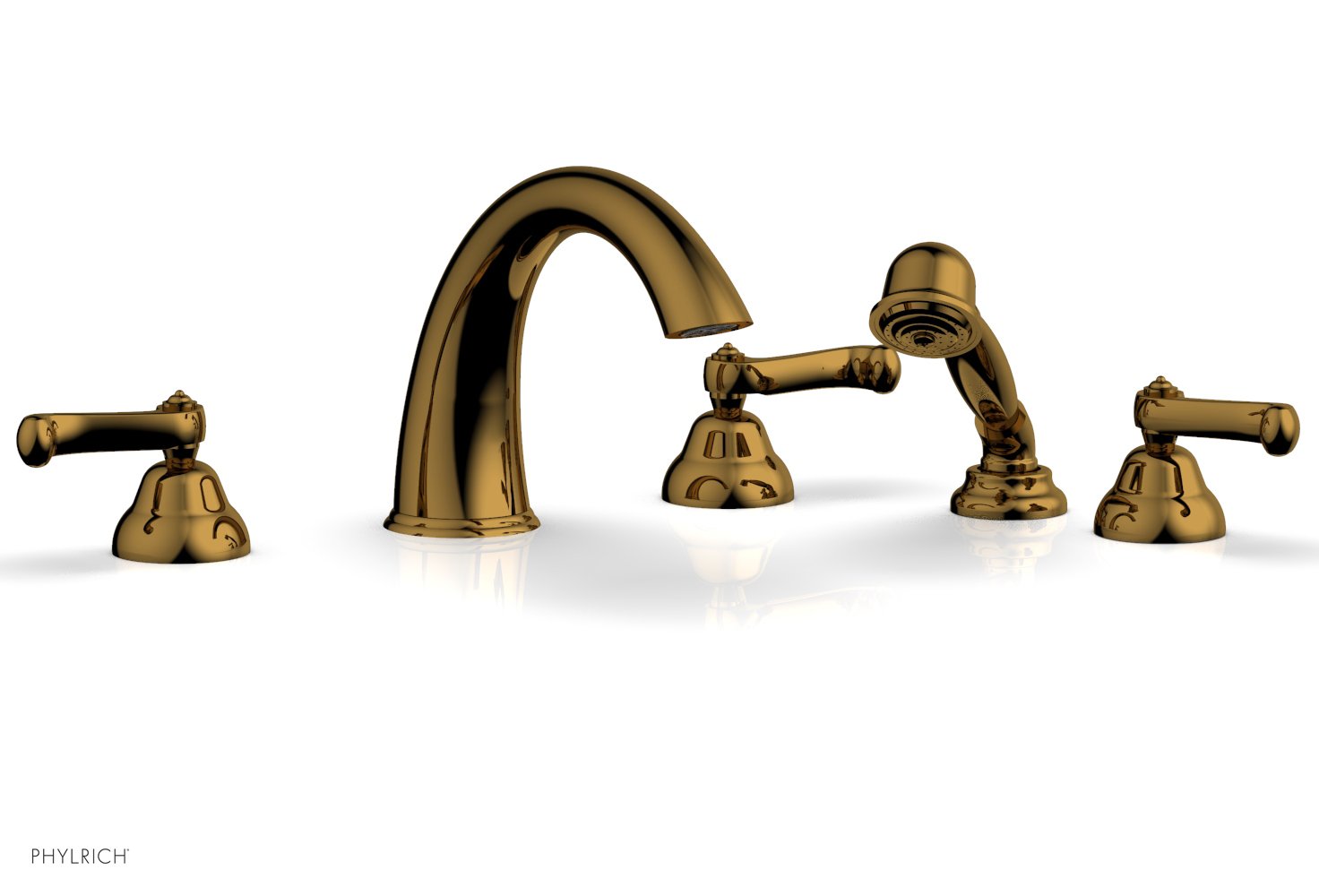 Phylrich REVERE & SAVANNAH Deck Tub Set with Hand Shower by Phylrich