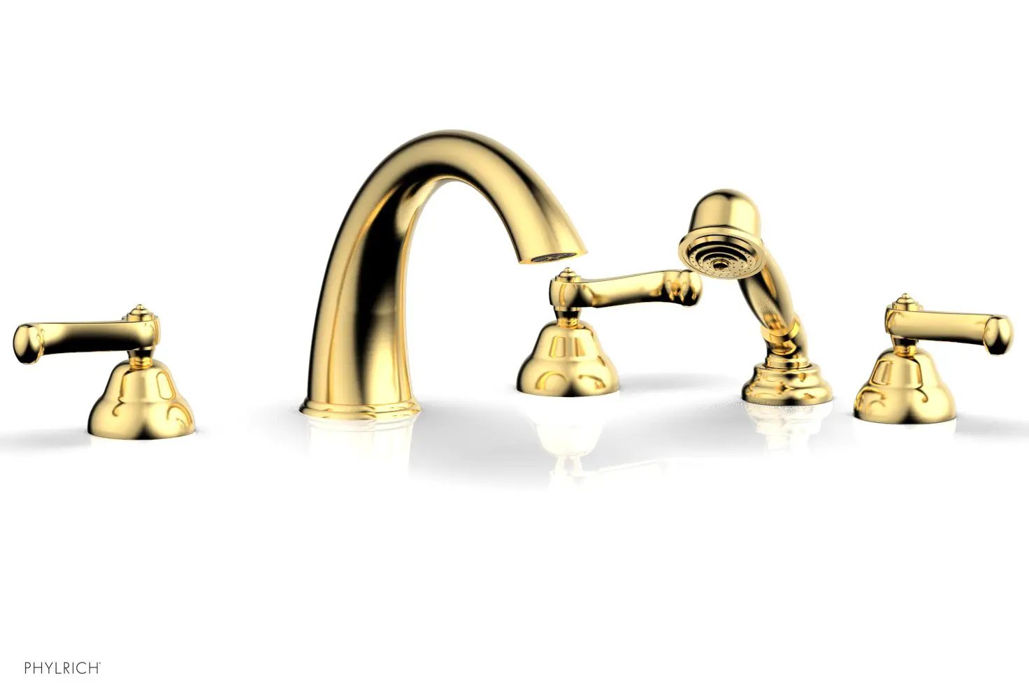 Phylrich REVERE & SAVANNAH Deck Tub Set with Hand Shower by Phylrich