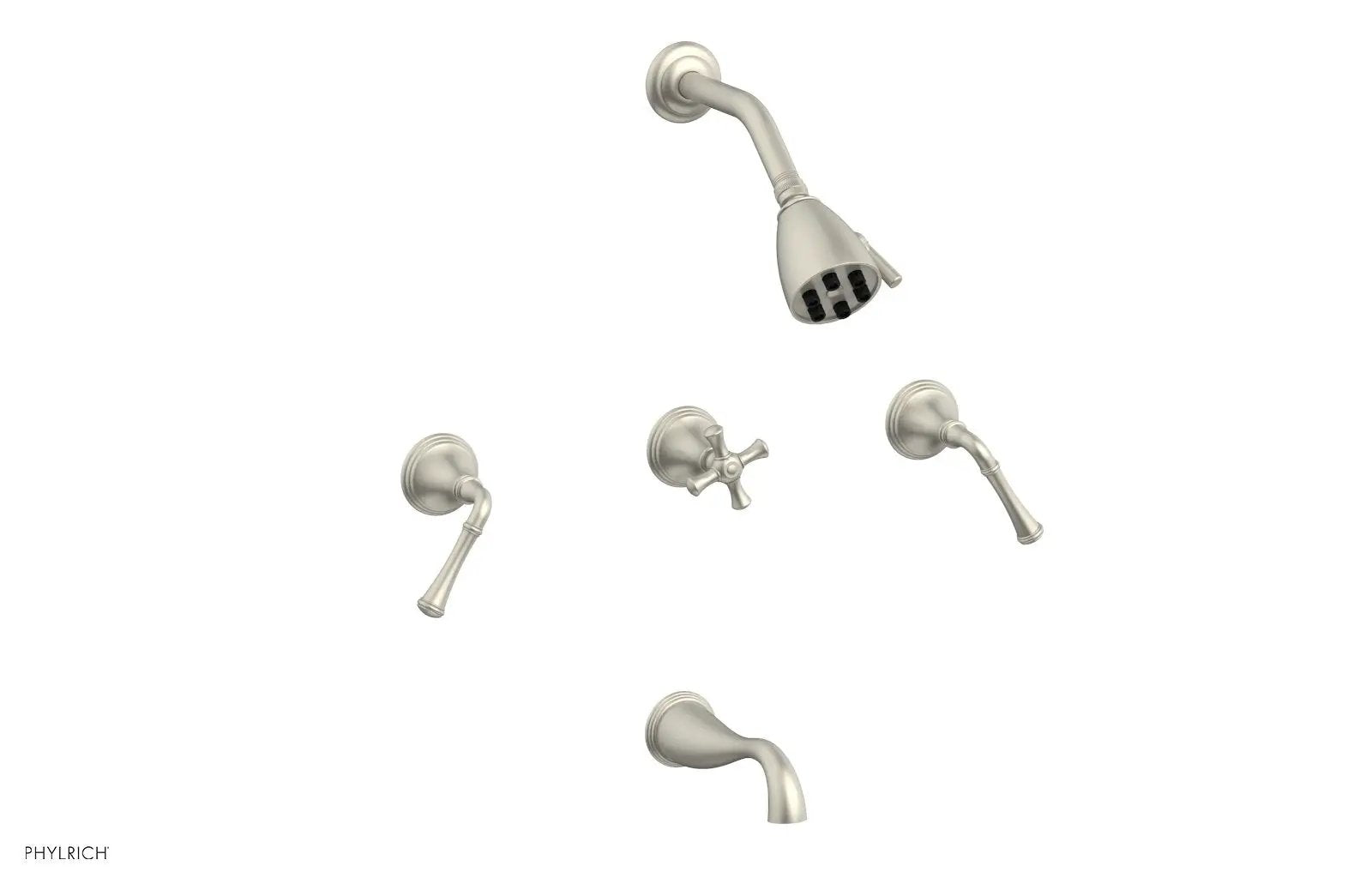Phylrich 3RING Three Handle Tub and Shower Set by Phylrich
