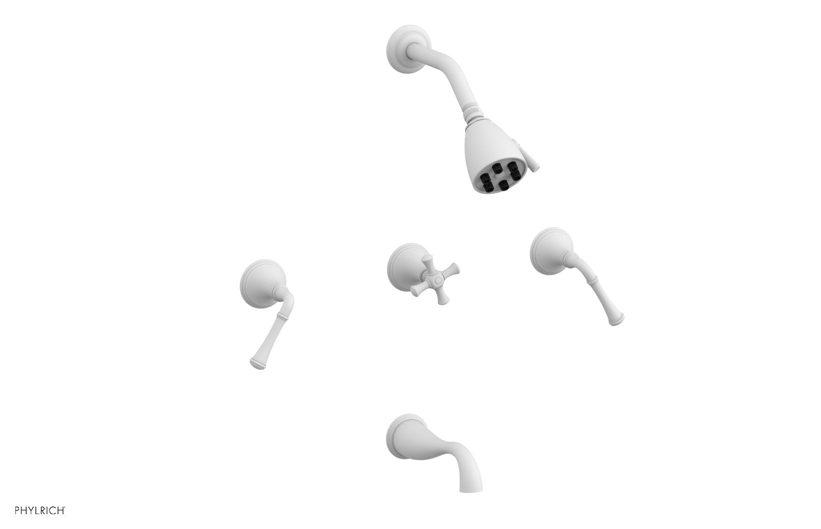 Phylrich 3RING Three Handle Tub and Shower Set by Phylrich