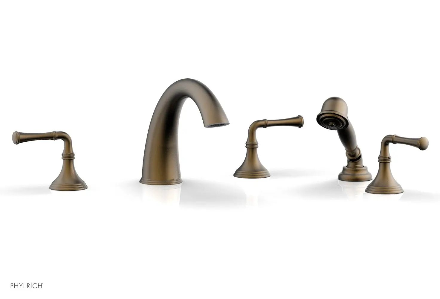Phylrich 3RING Deck Tub Set with Hand Shower by Phylrich