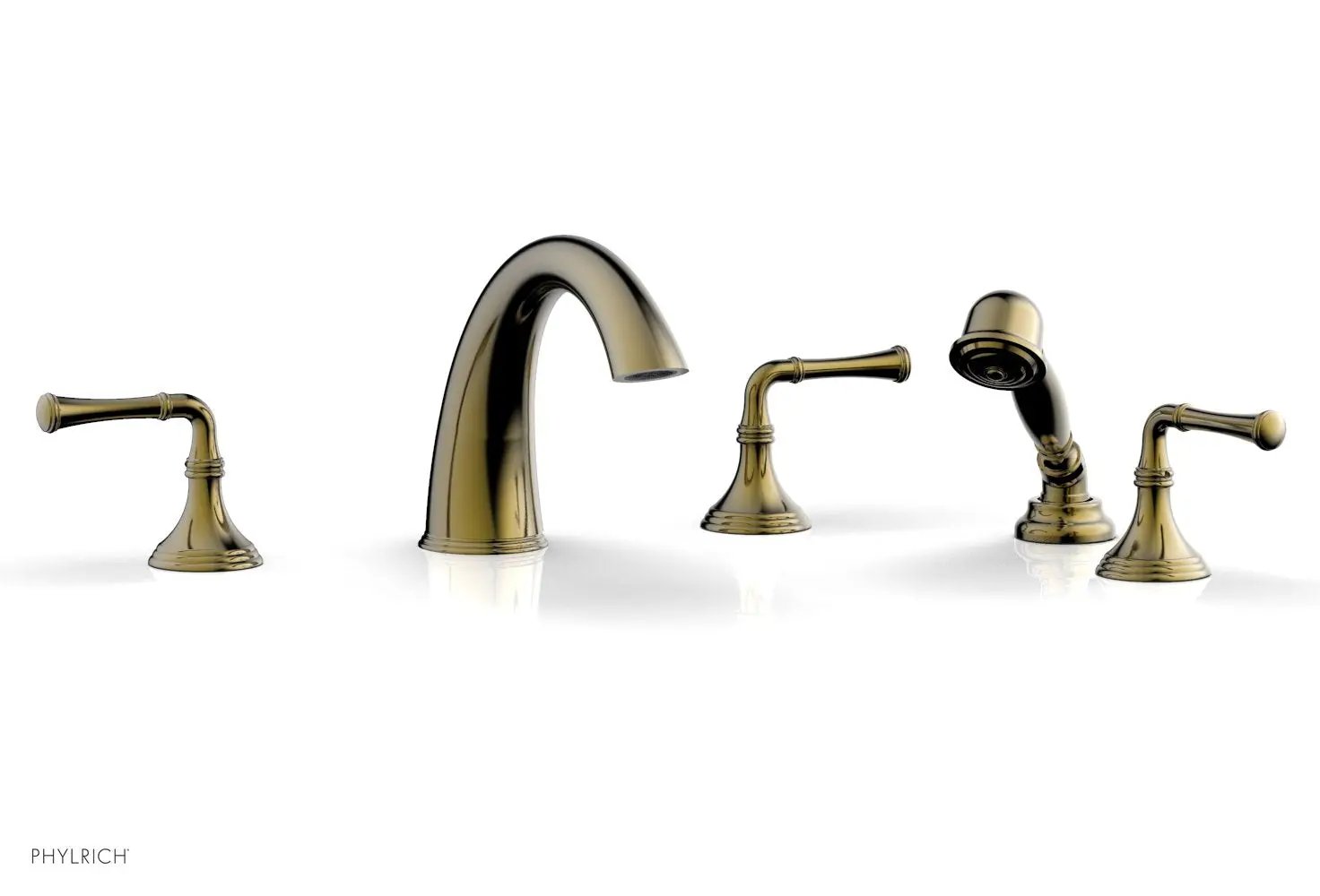 Phylrich 3RING Deck Tub Set with Hand Shower by Phylrich