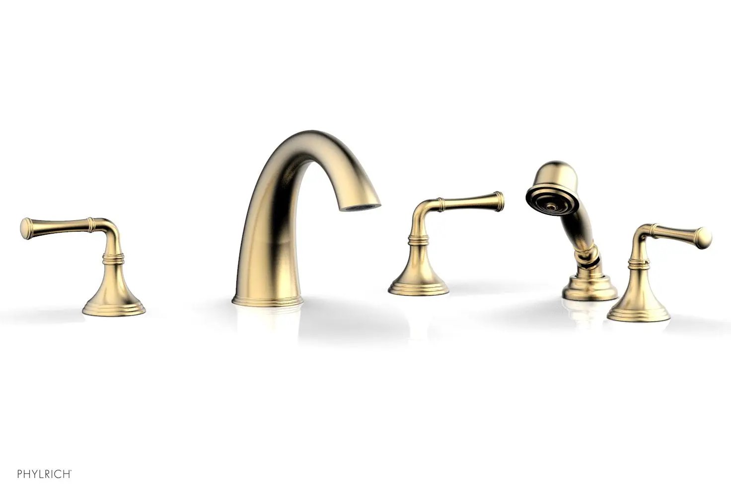 Phylrich 3RING Deck Tub Set with Hand Shower by Phylrich