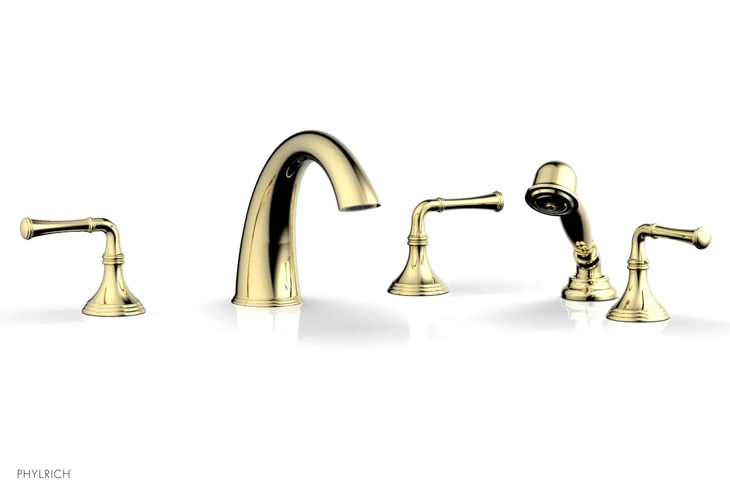 Phylrich 3RING Deck Tub Set with Hand Shower by Phylrich