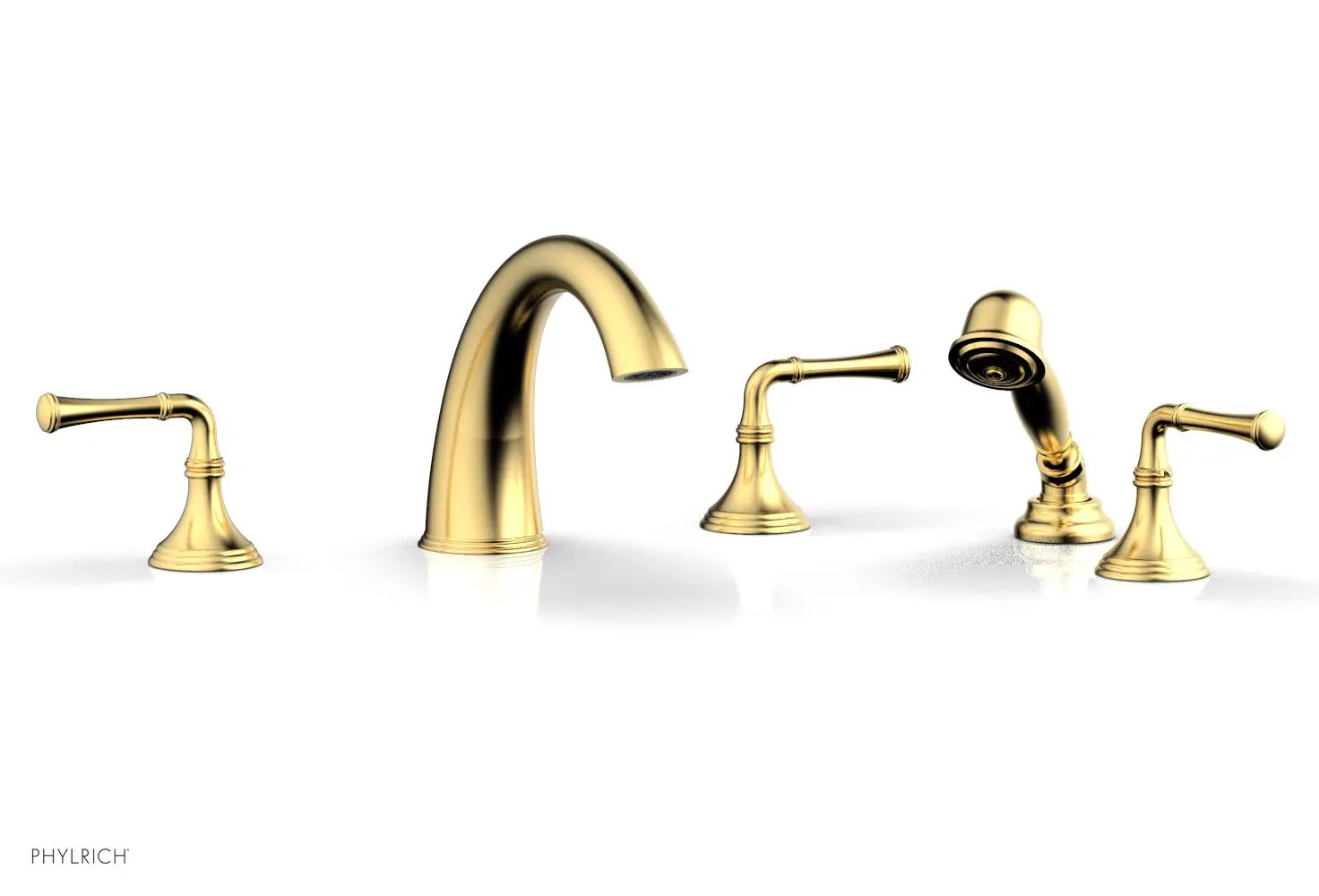 Phylrich 3RING Deck Tub Set with Hand Shower by Phylrich