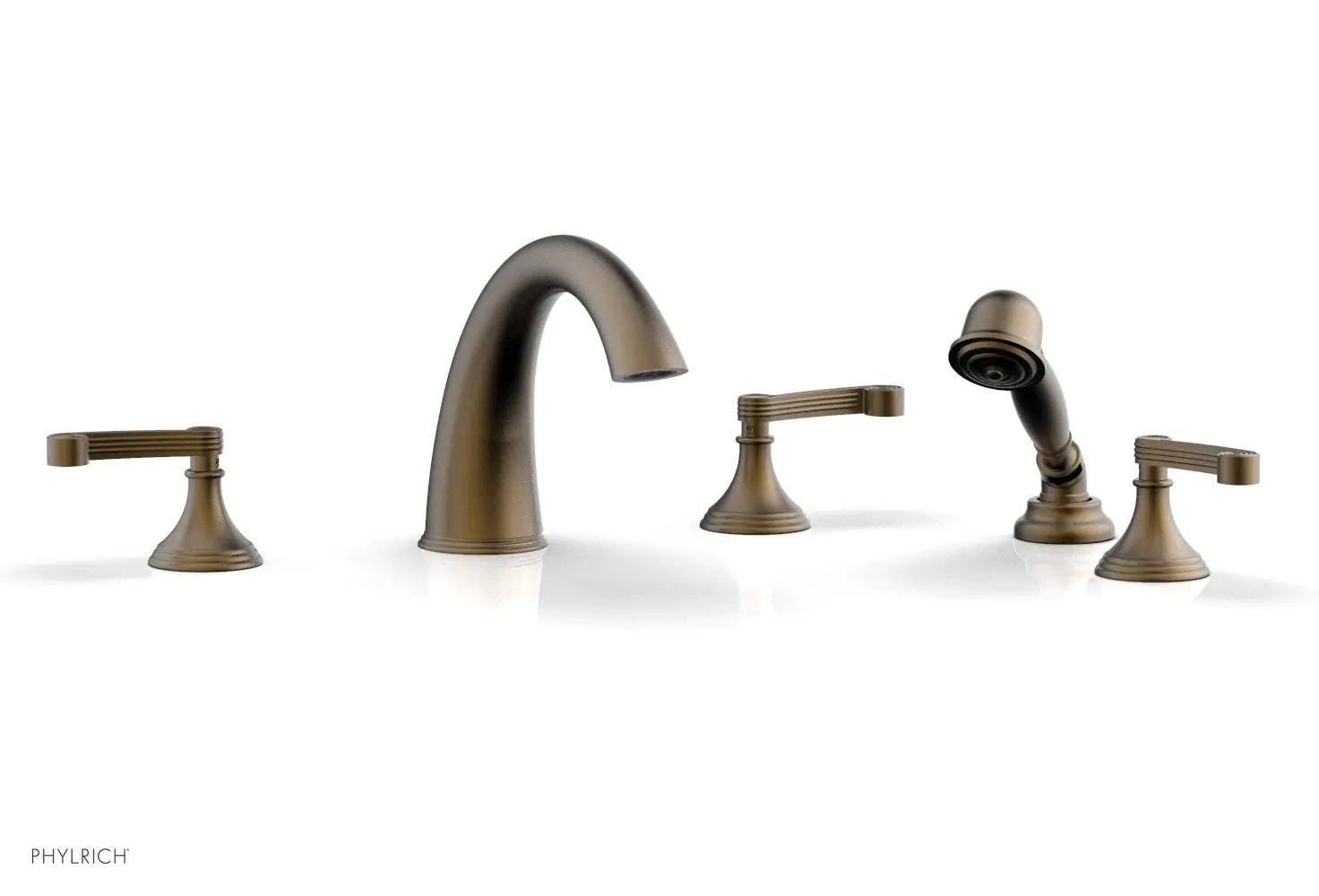 Phylrich 3RING Deck Tub Set with Hand Shower by Phylrich