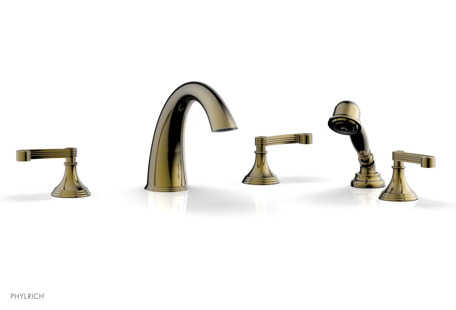 Phylrich 3RING Deck Tub Set with Hand Shower by Phylrich