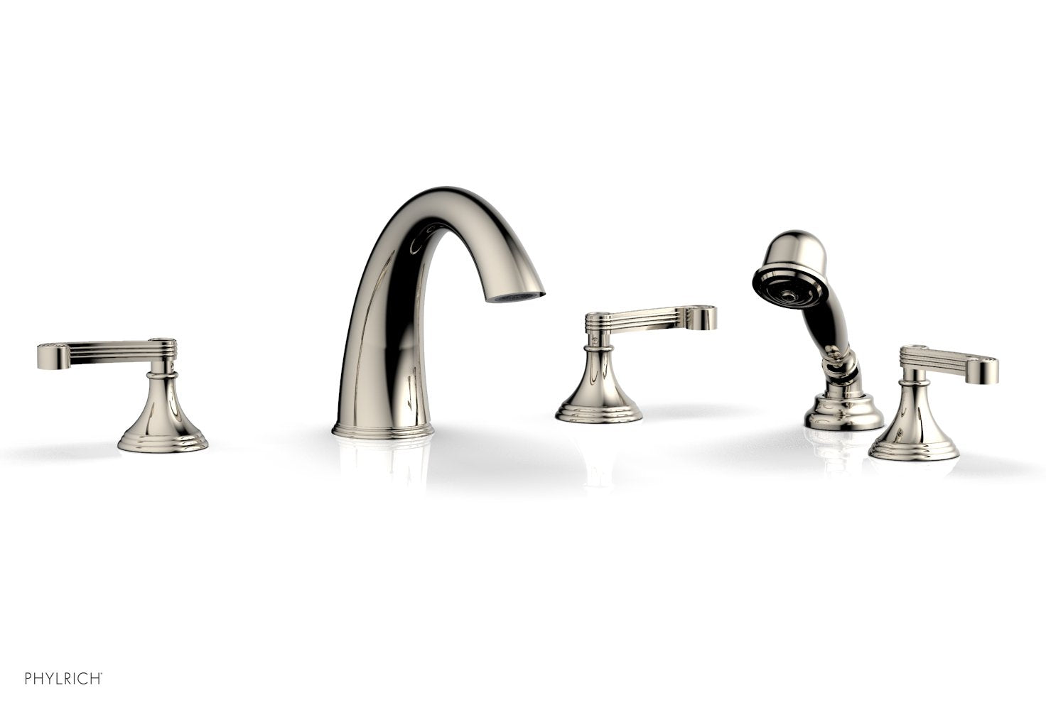 Phylrich 3RING Deck Tub Set with Hand Shower by Phylrich