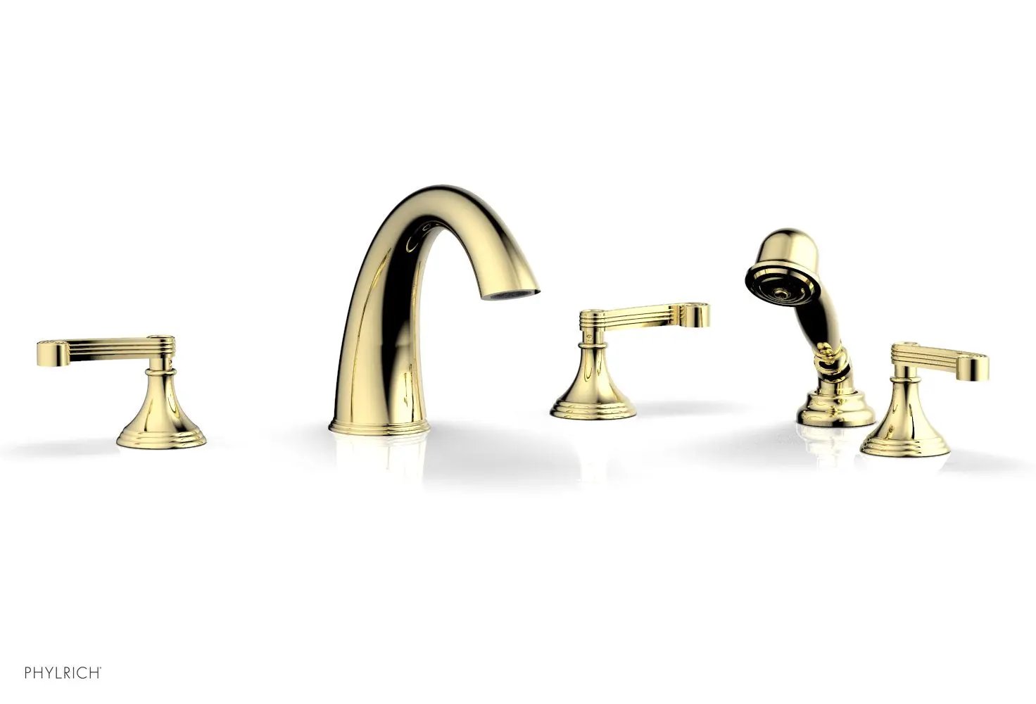 Phylrich 3RING Deck Tub Set with Hand Shower by Phylrich