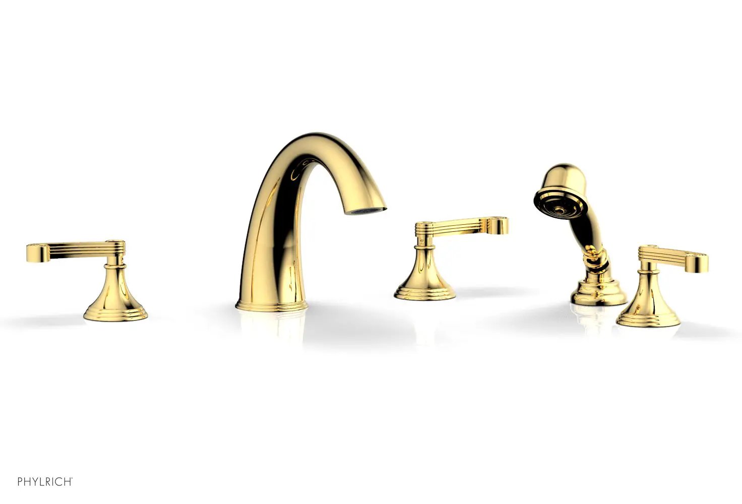 Phylrich 3RING Deck Tub Set with Hand Shower by Phylrich