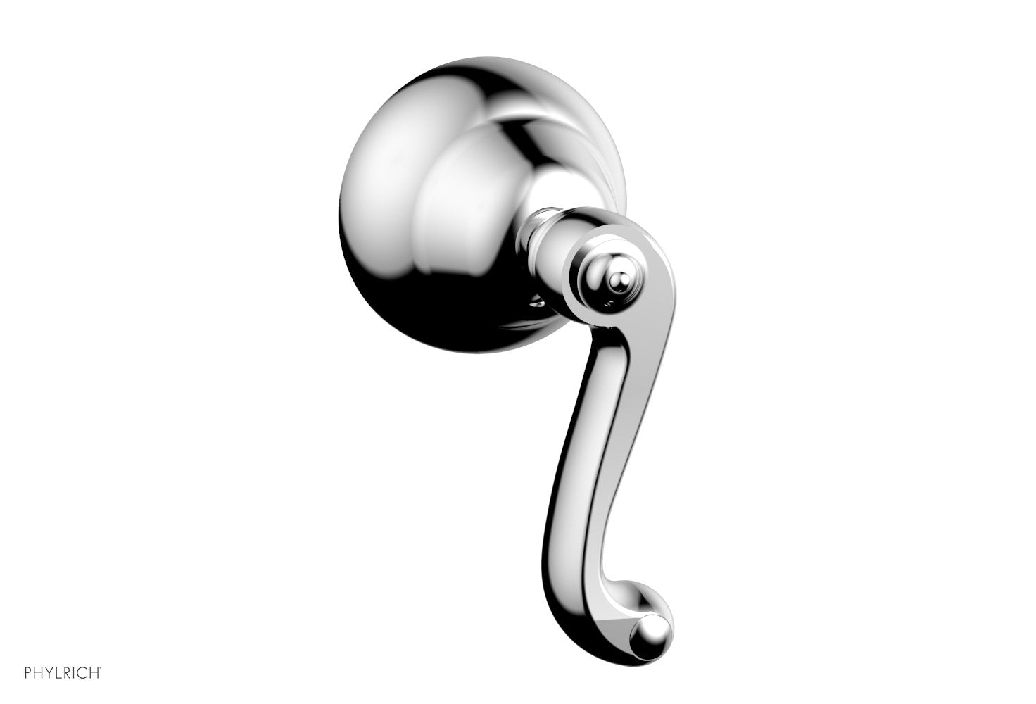 polished chrome volume control