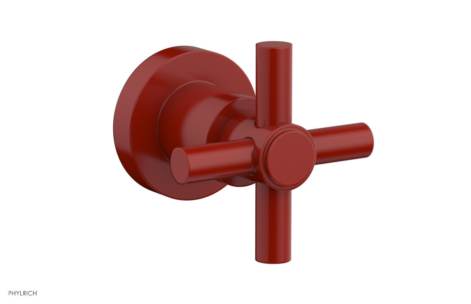 Phylrich BASIC Volume Control/Diverter Trim - Tubular Cross Handle by Phylrich