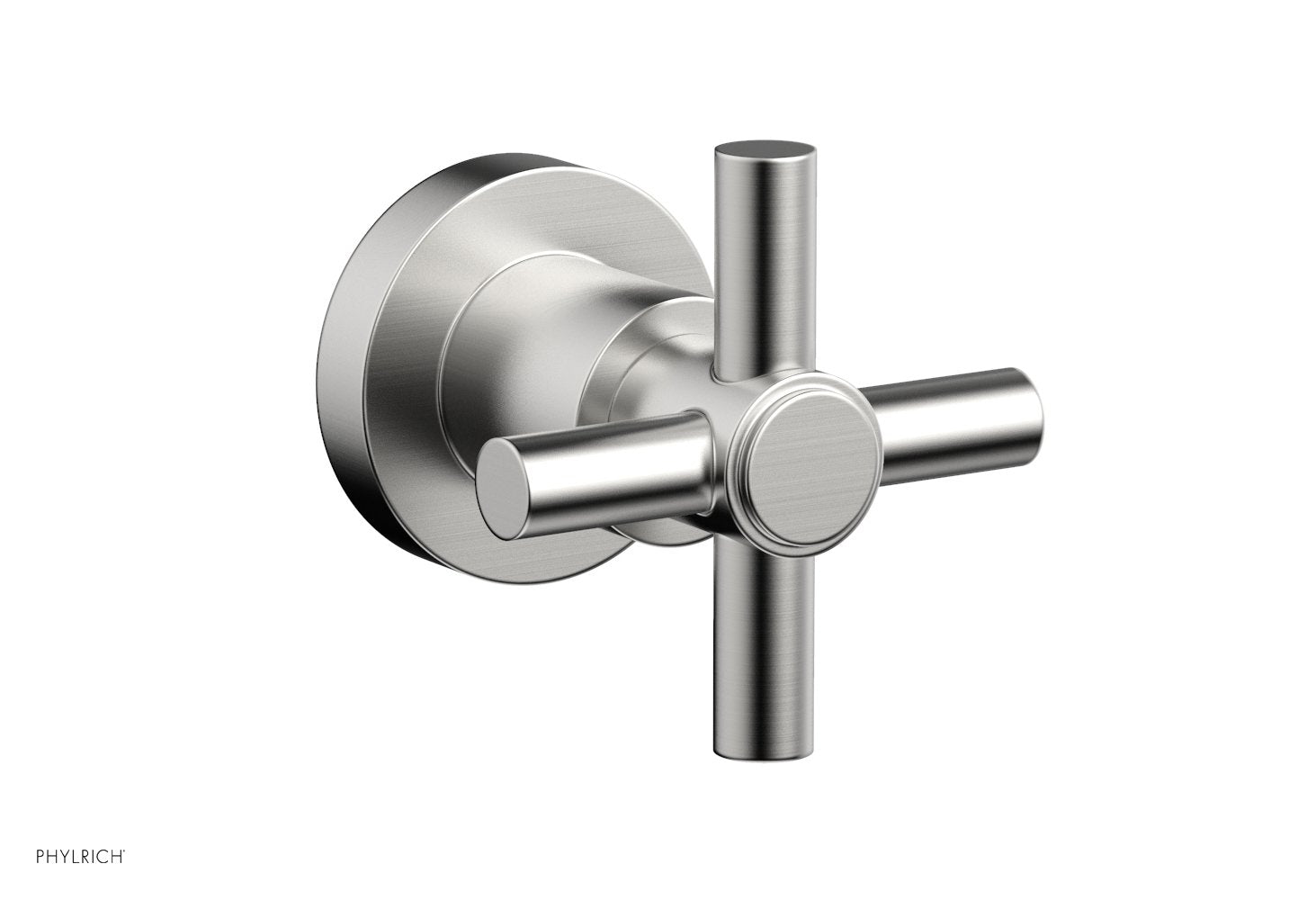 Phylrich BASIC Volume Control/Diverter Trim - Tubular Cross Handle by Phylrich