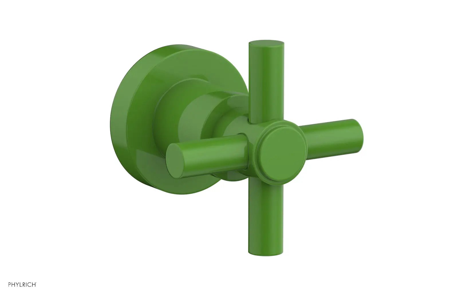 Phylrich BASIC Volume Control/Diverter Trim - Tubular Cross Handle by Phylrich