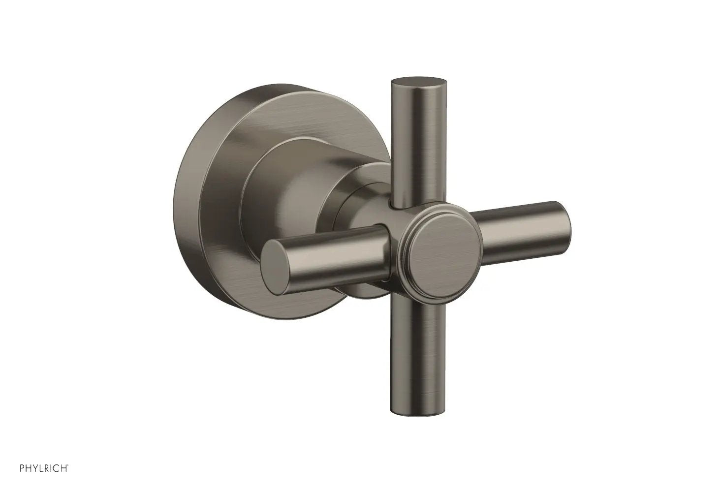 Phylrich BASIC Volume Control/Diverter Trim - Tubular Cross Handle by Phylrich