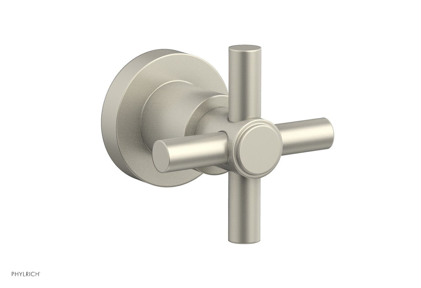 Phylrich BASIC Volume Control/Diverter Trim - Tubular Cross Handle by Phylrich