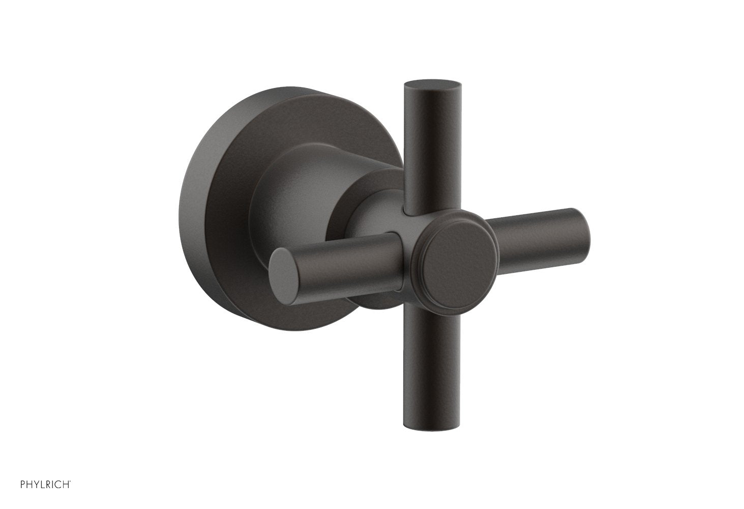 Phylrich BASIC Volume Control/Diverter Trim - Tubular Cross Handle by Phylrich