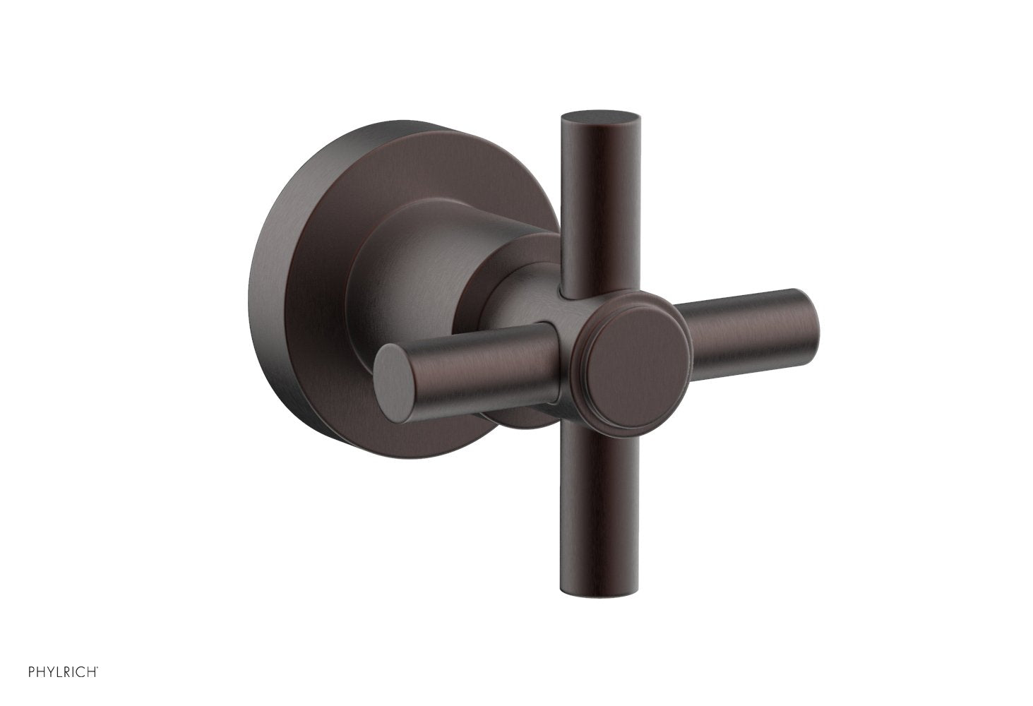 Phylrich BASIC Volume Control/Diverter Trim - Tubular Cross Handle by Phylrich