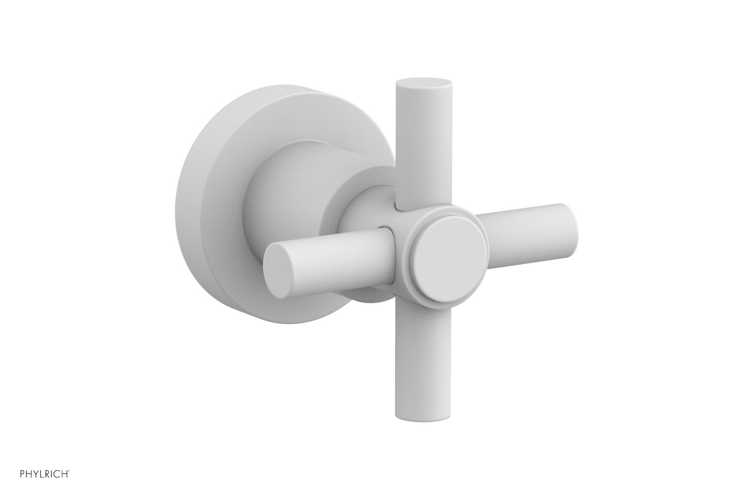 Phylrich BASIC Volume Control/Diverter Trim - Tubular Cross Handle by Phylrich