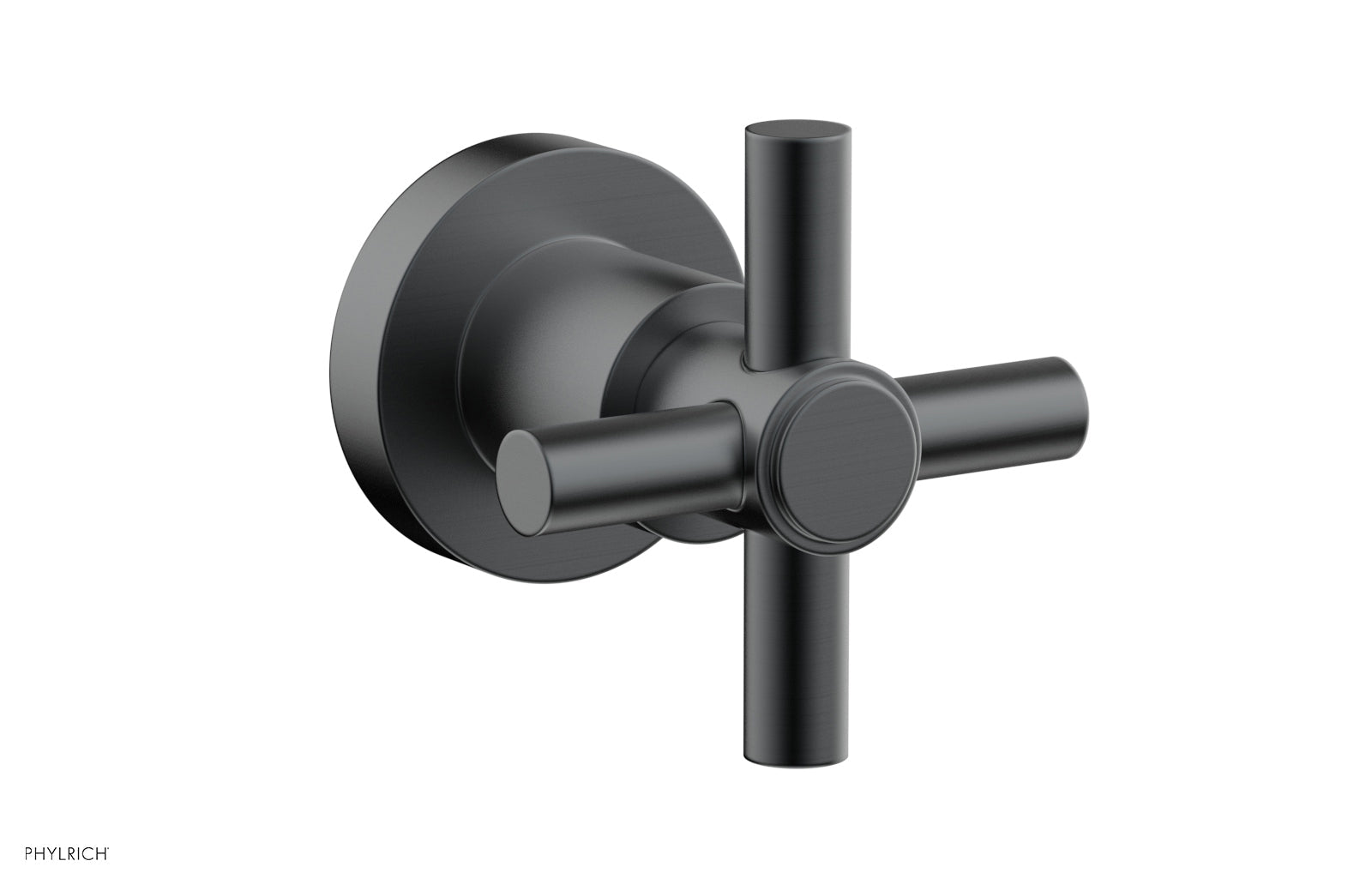 Phylrich BASIC Volume Control/Diverter Trim - Tubular Cross Handle by Phylrich