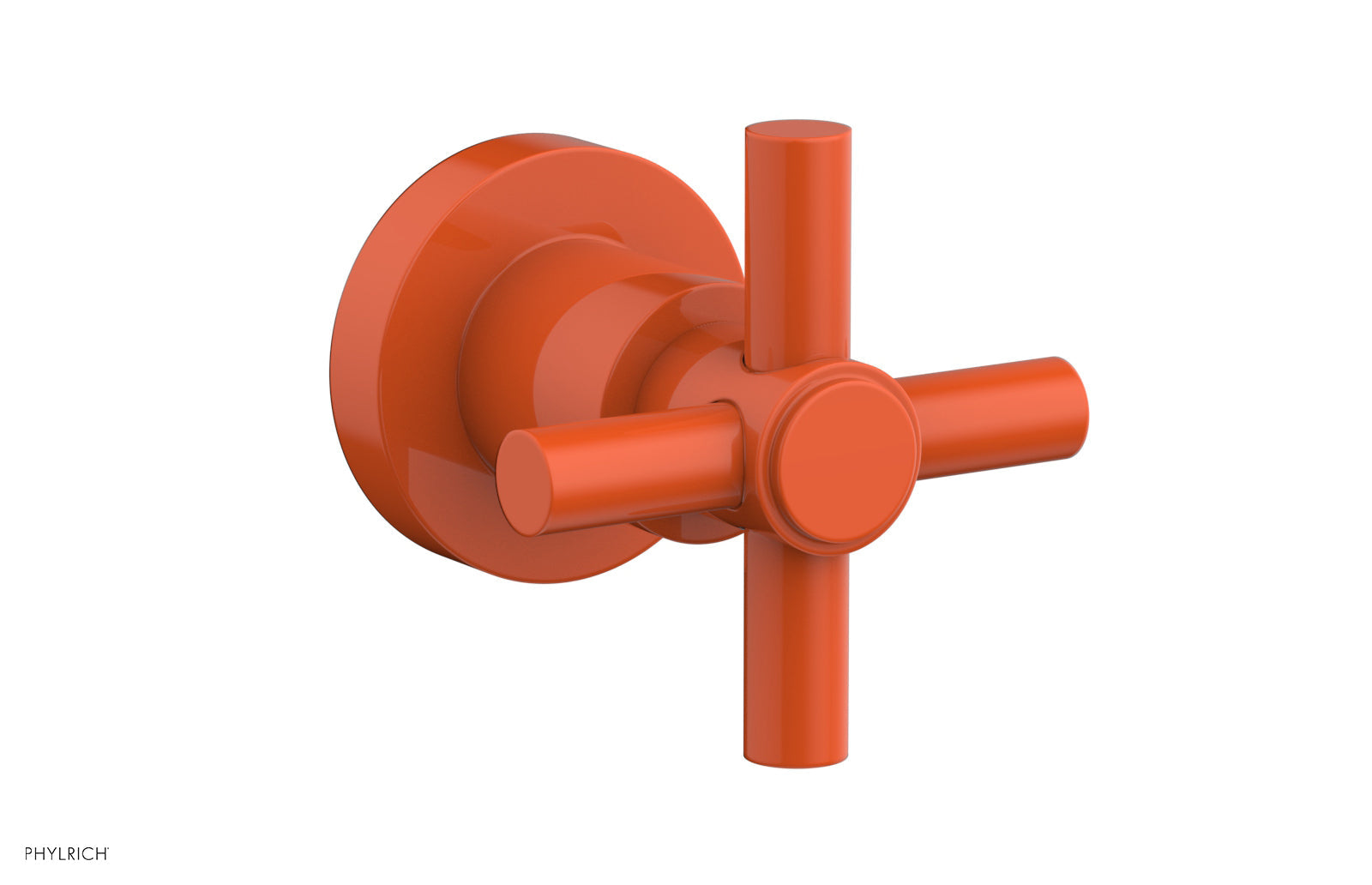 Phylrich BASIC Volume Control/Diverter Trim - Tubular Cross Handle by Phylrich