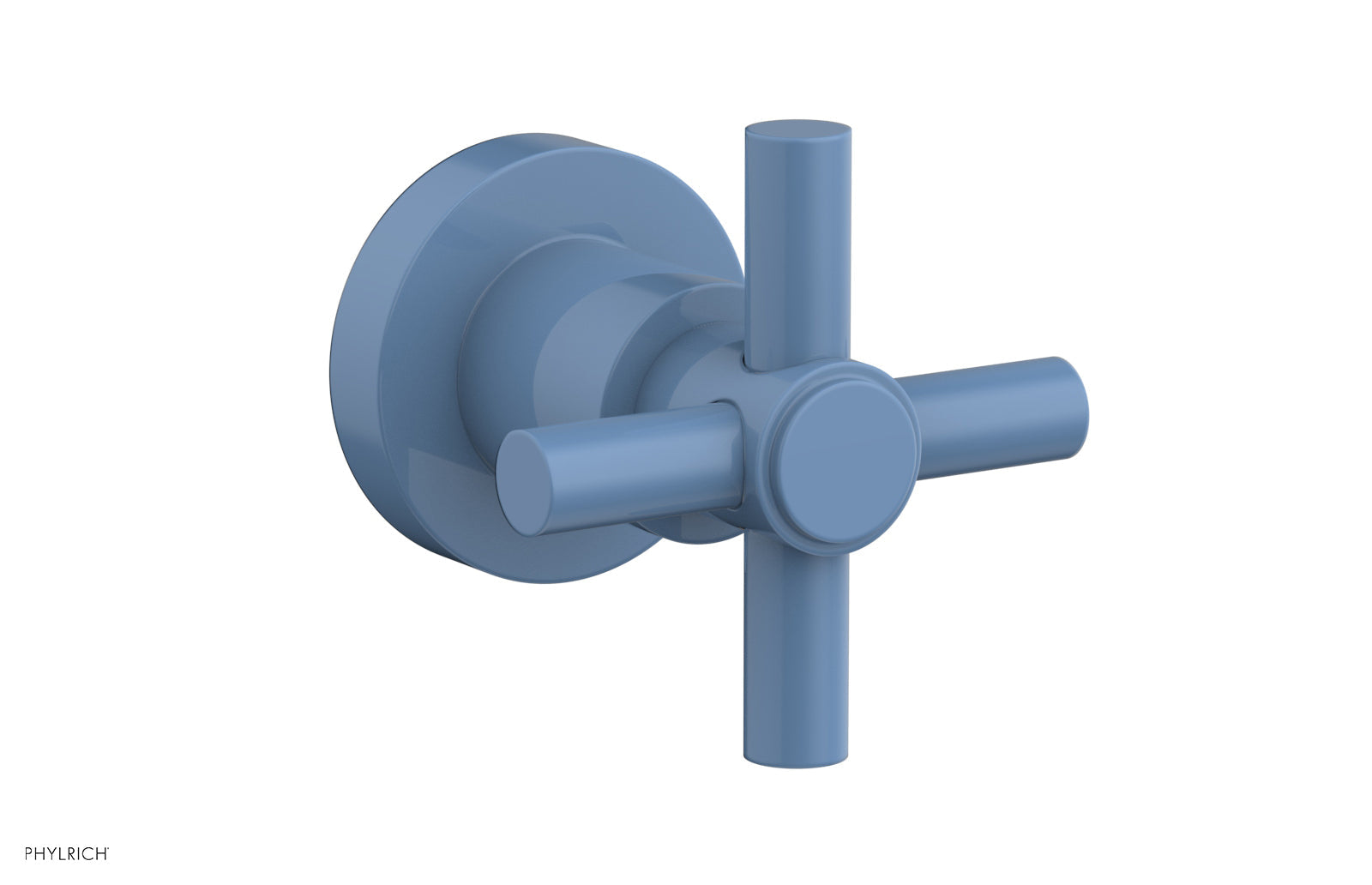 Phylrich BASIC Volume Control/Diverter Trim - Tubular Cross Handle by Phylrich