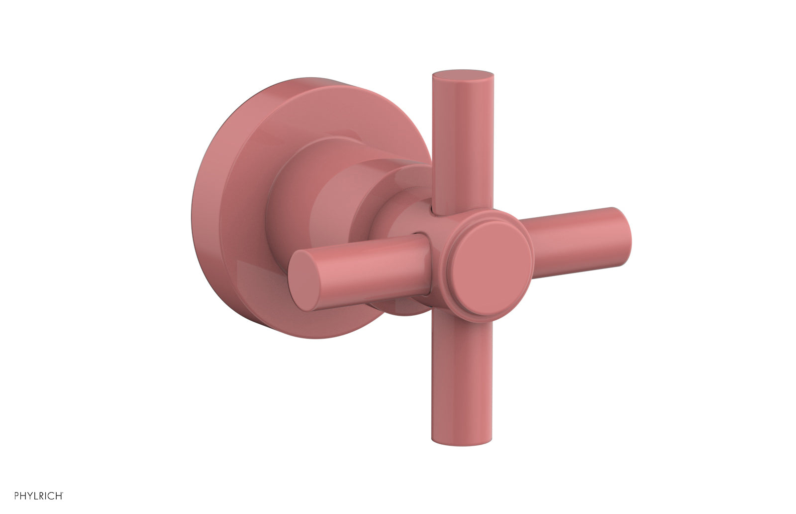 Phylrich BASIC Volume Control/Diverter Trim - Tubular Cross Handle by Phylrich