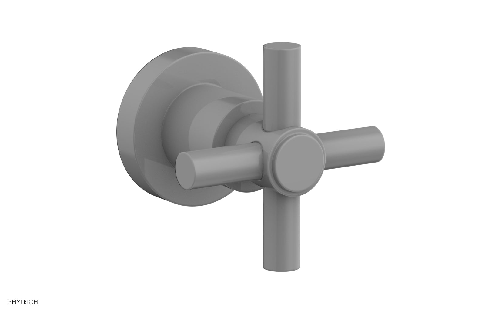 Phylrich BASIC Volume Control/Diverter Trim - Tubular Cross Handle by Phylrich