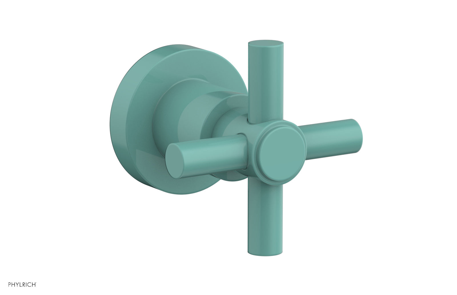 Phylrich BASIC Volume Control/Diverter Trim - Tubular Cross Handle by Phylrich