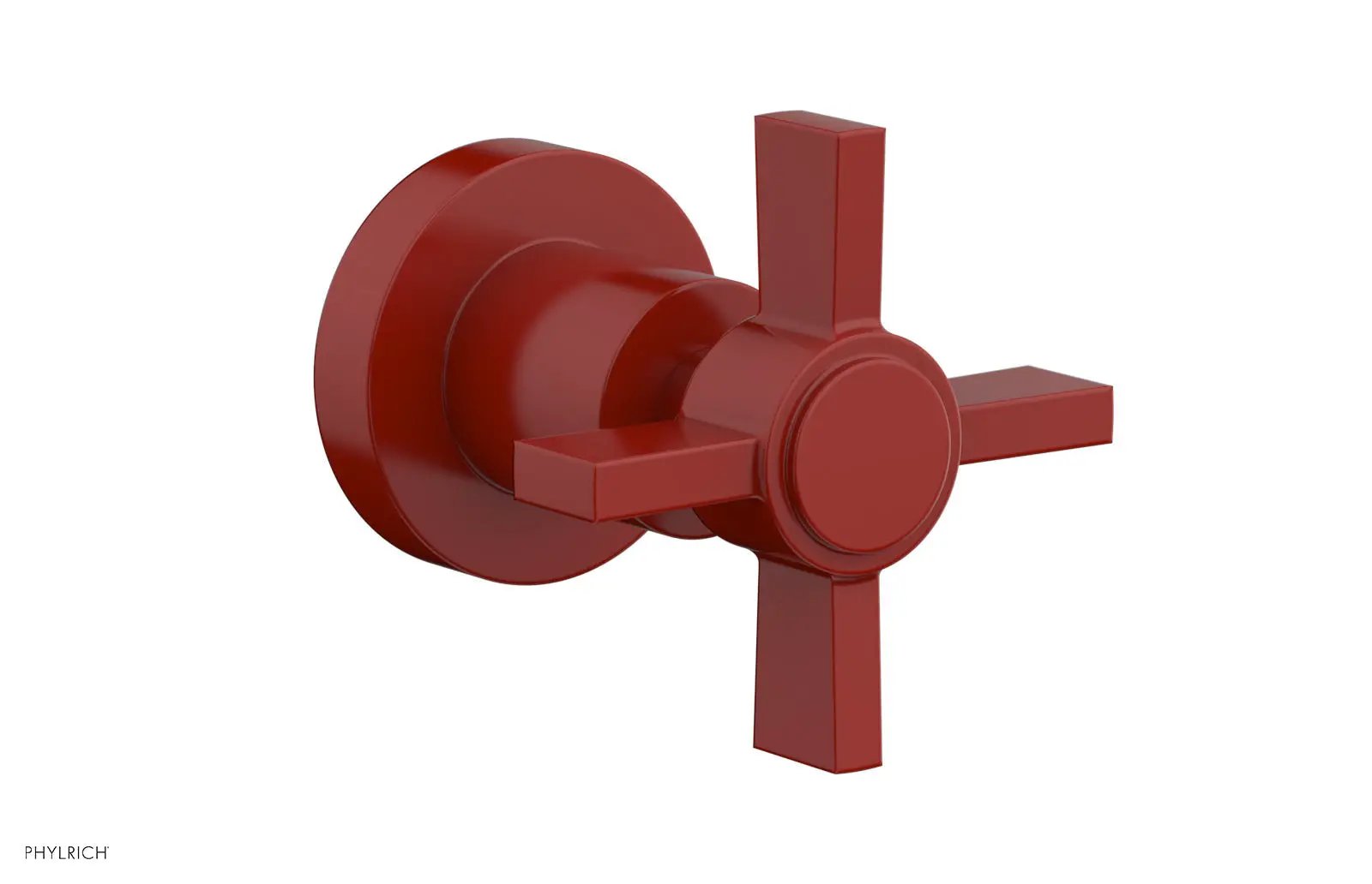 Phylrich BASIC Volume Control/Diverter Trim - Blade Cross Handle by Phylrich