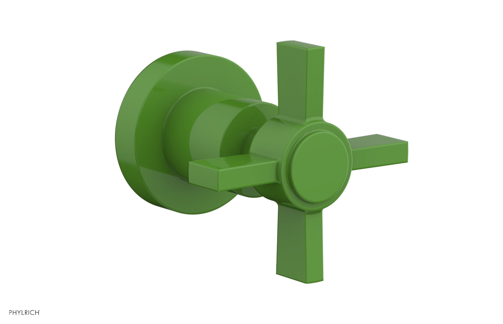 Phylrich BASIC Volume Control/Diverter Trim - Blade Cross Handle