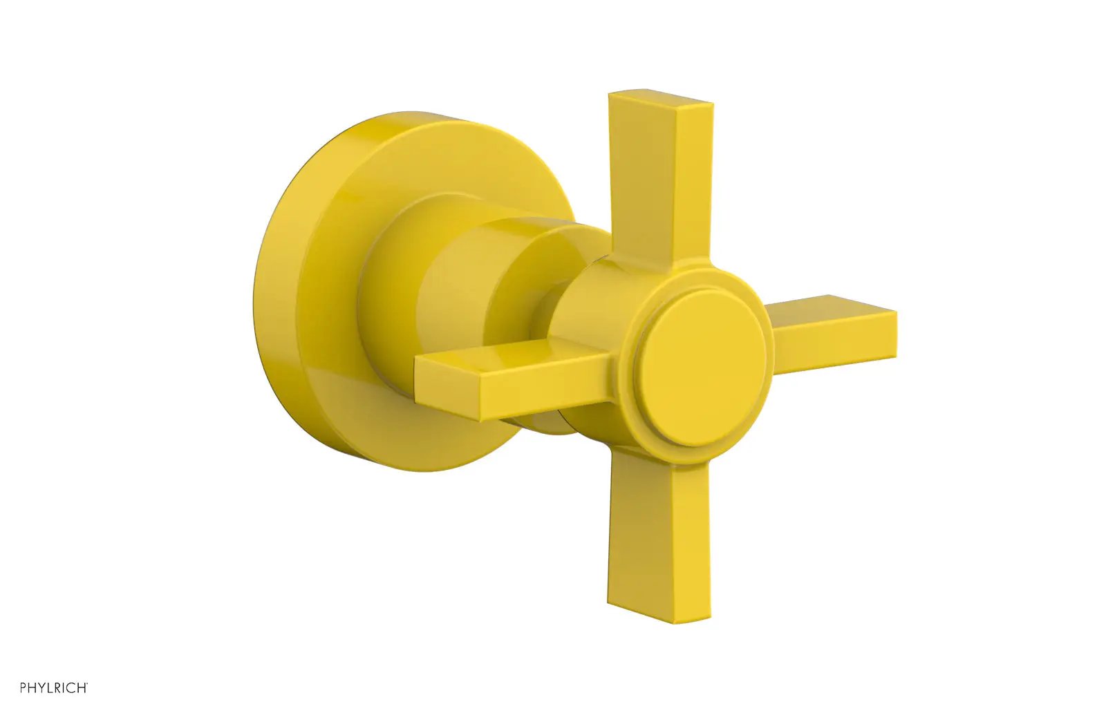 Phylrich BASIC Volume Control/Diverter Trim - Blade Cross Handle by Phylrich