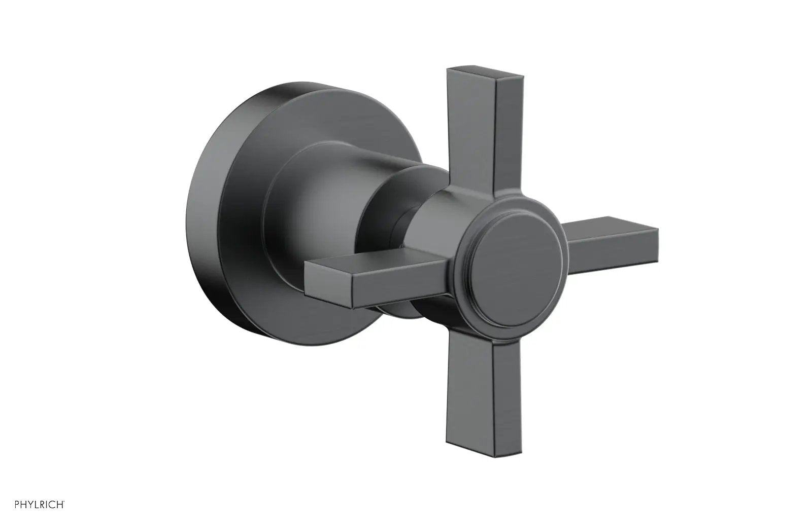 Phylrich BASIC Volume Control/Diverter Trim - Blade Cross Handle by Phylrich