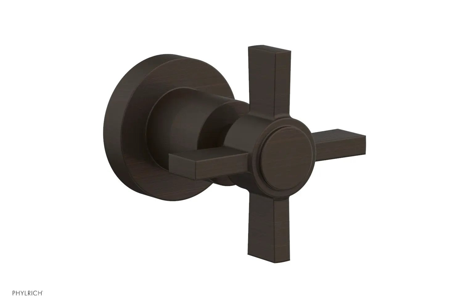 Phylrich BASIC Volume Control/Diverter Trim - Blade Cross Handle by Phylrich