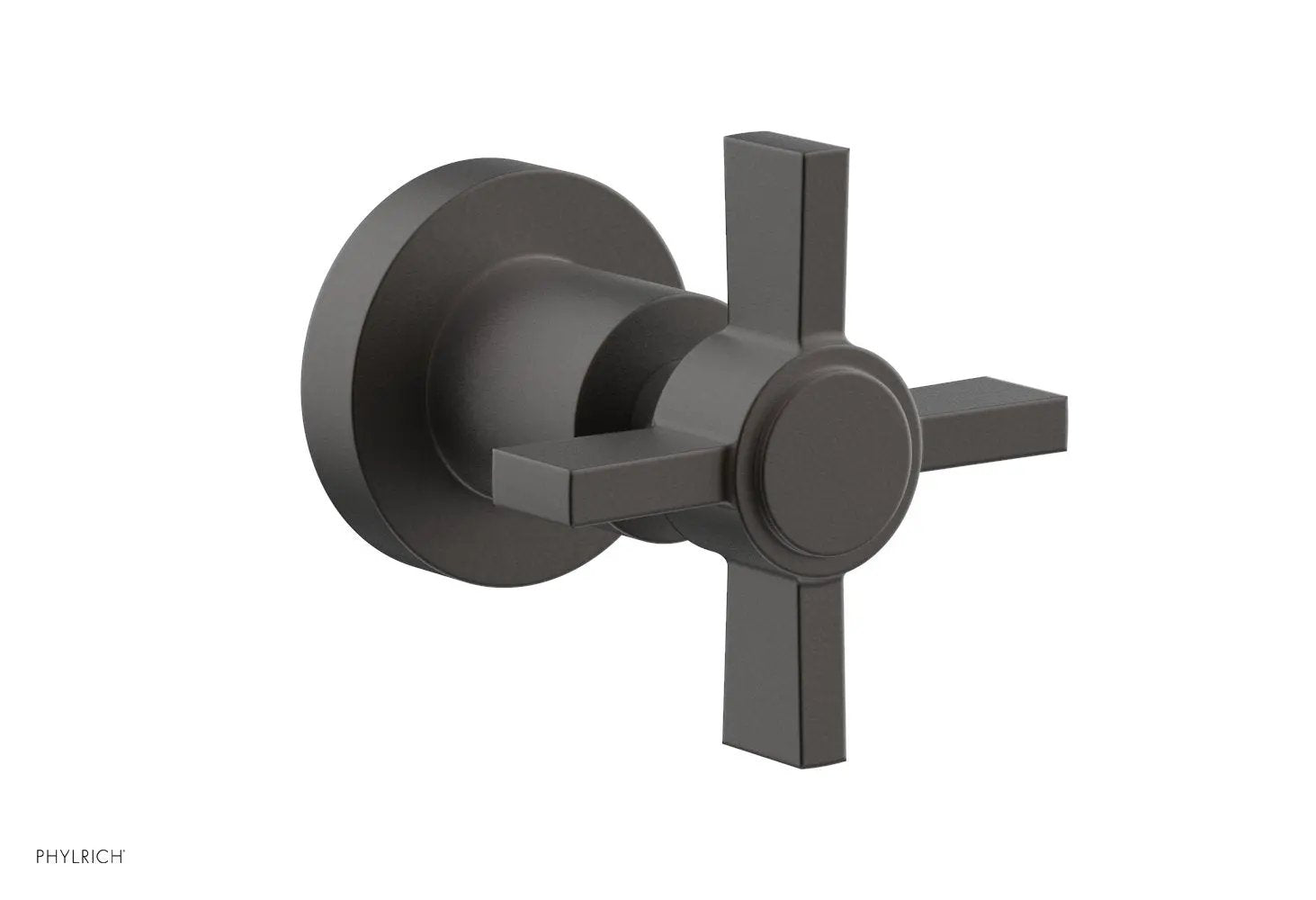 Phylrich BASIC Volume Control/Diverter Trim - Blade Cross Handle by Phylrich