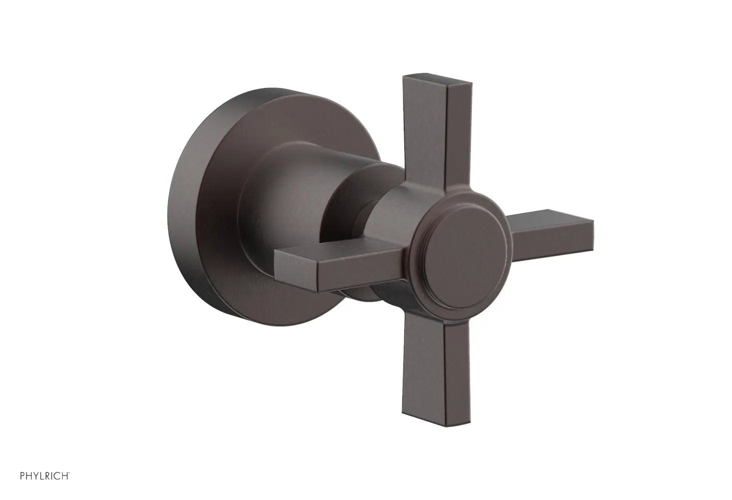 Phylrich BASIC Volume Control/Diverter Trim - Blade Cross Handle by Phylrich