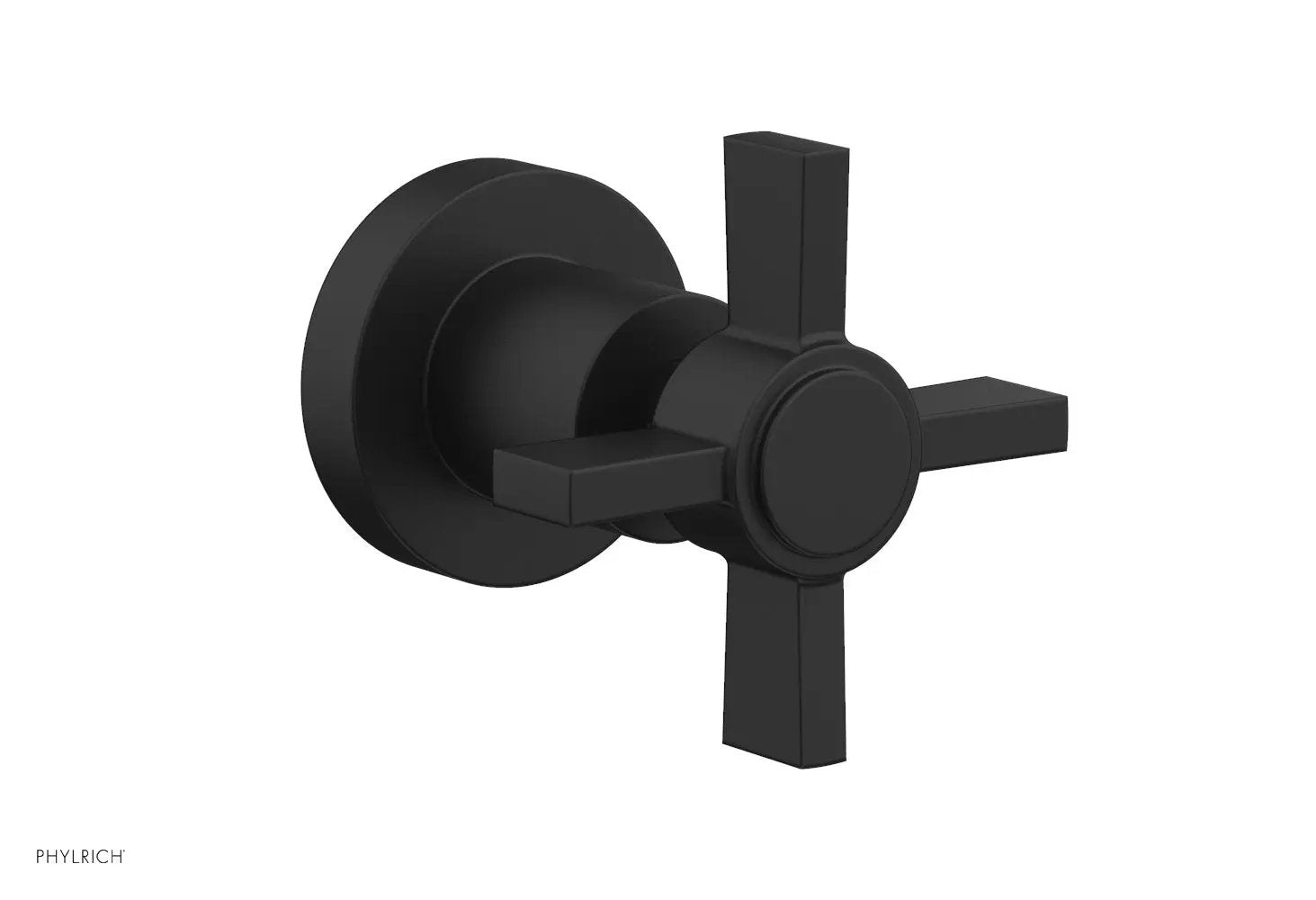 Phylrich BASIC Volume Control/Diverter Trim - Blade Cross Handle by Phylrich