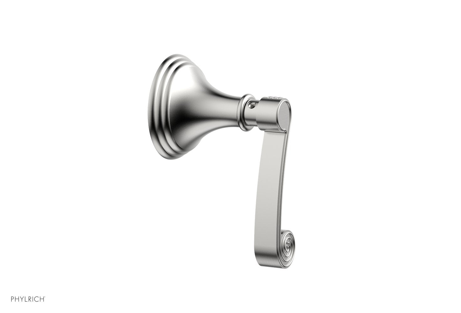 Phylrich 3RING Volume Control/Diverter Trim - Curved Lever Handle by Phylrich
