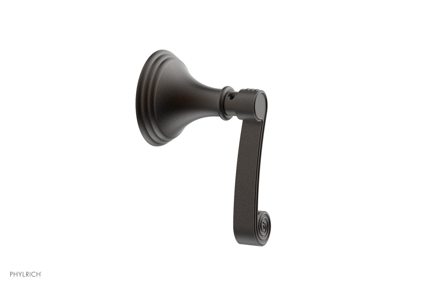 Phylrich 3RING Volume Control/Diverter Trim - Curved Lever Handle