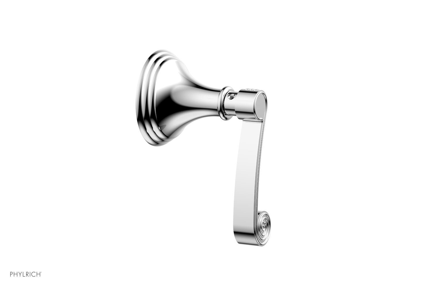 polished chrome volume control