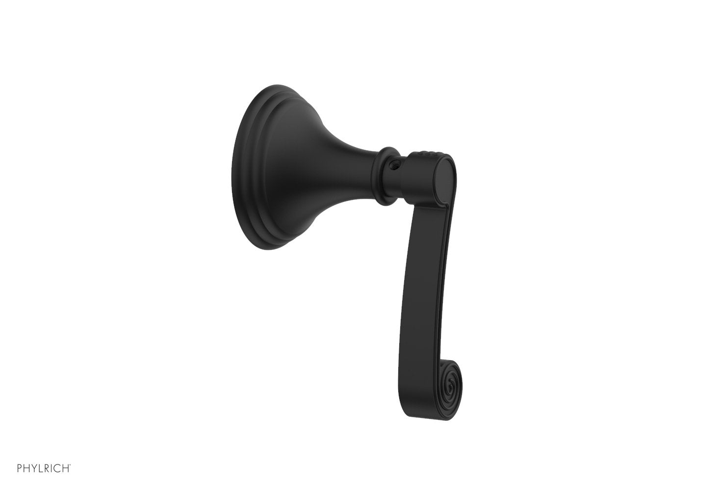 Phylrich 3RING Volume Control/Diverter Trim - Curved Lever Handle