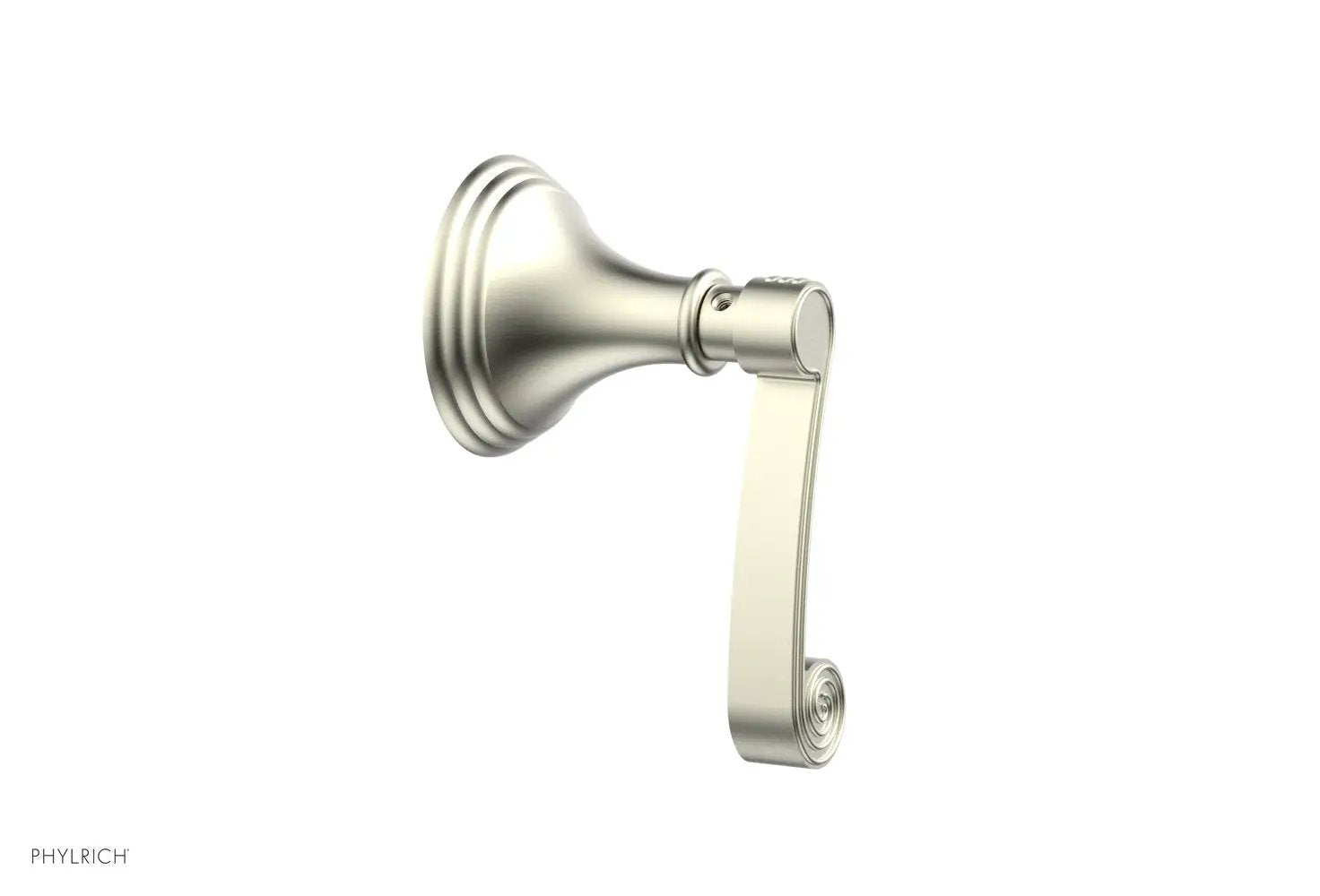Phylrich 3RING Volume Control/Diverter Trim - Curved Lever Handle by Phylrich