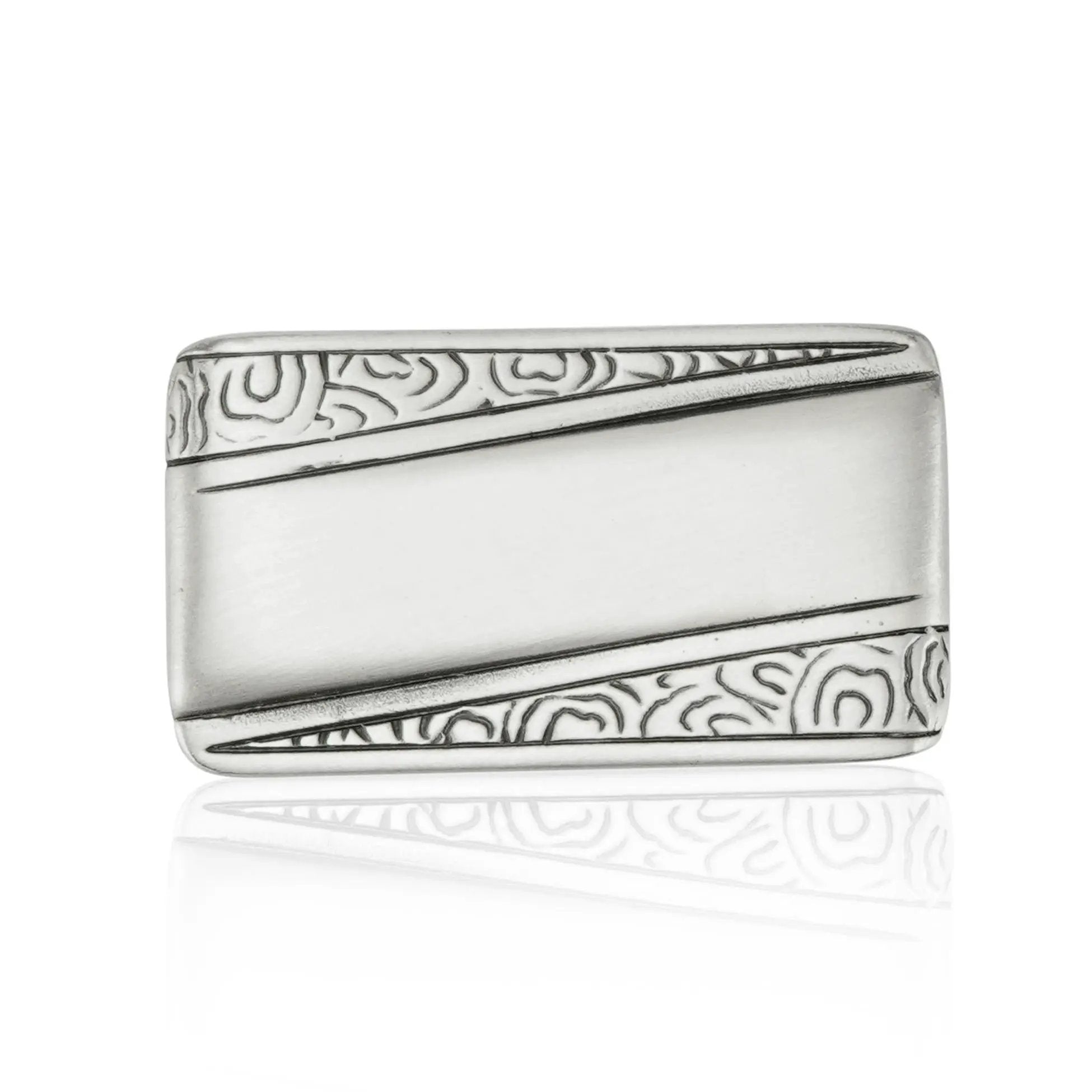 matte silver knob