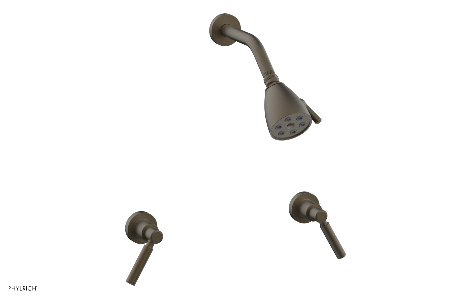 Phylrich BASIC Two Handle Shower Set - Lever Handles