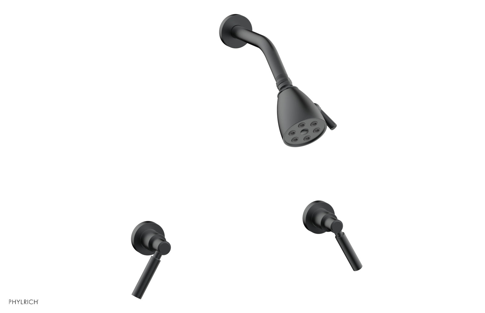 Phylrich BASIC Two Handle Shower Set - Lever Handles