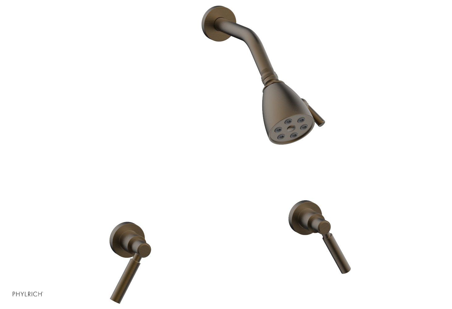 Phylrich BASIC Two Handle Shower Set - Lever Handles