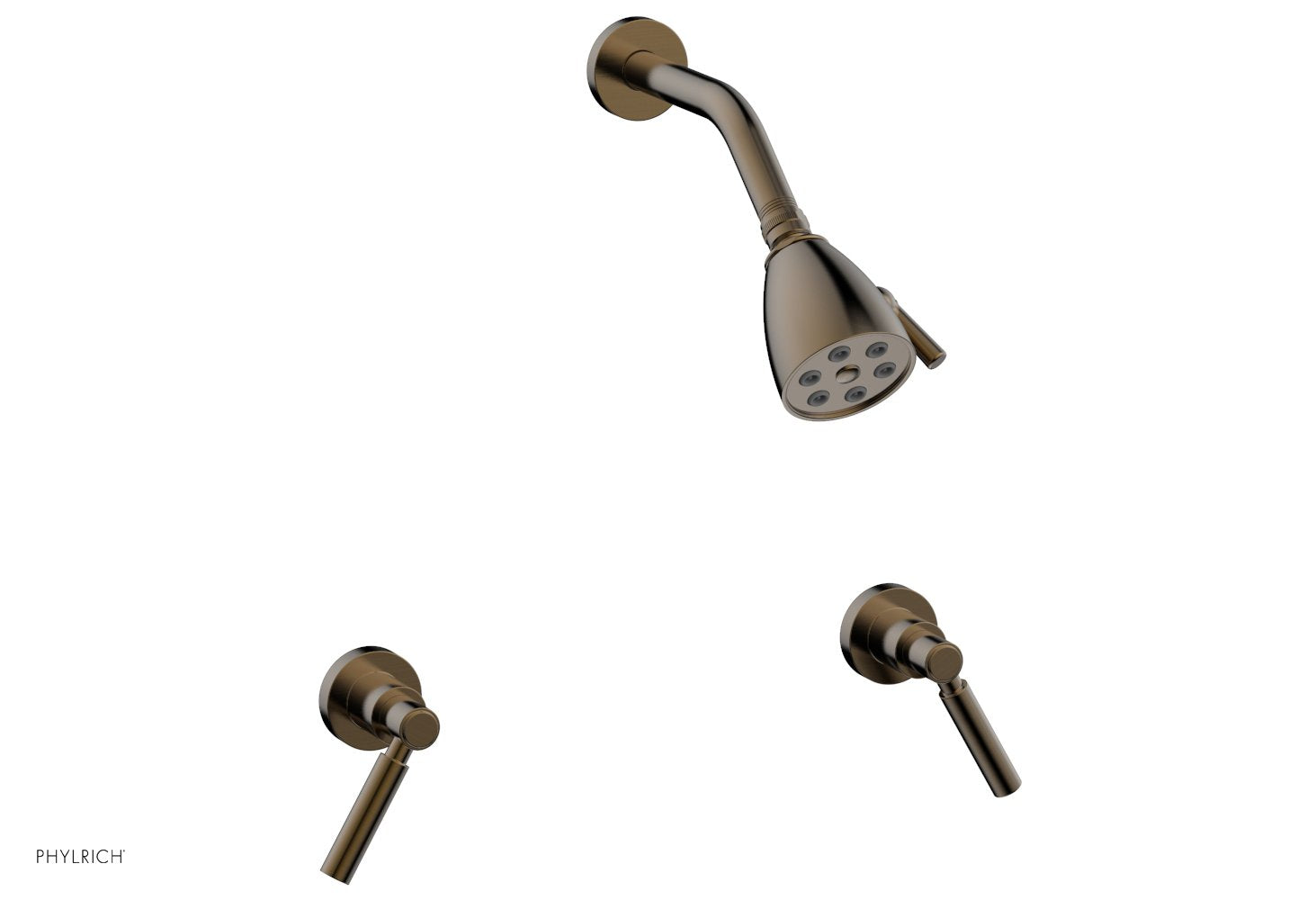 Phylrich BASIC Two Handle Shower Set - Lever Handles