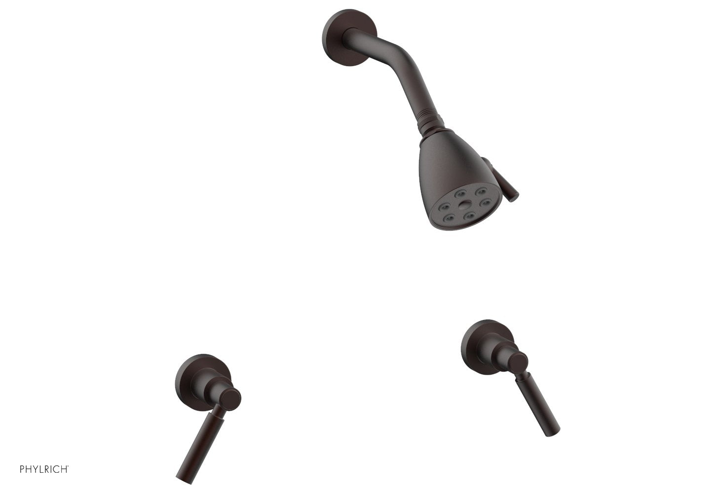 Phylrich BASIC Two Handle Shower Set - Lever Handles